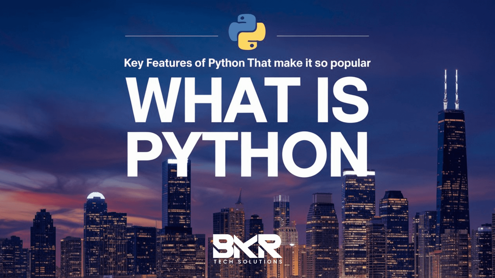 features of Python